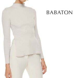 Babaton Sculpt Knit Tie-Back Longsleeve